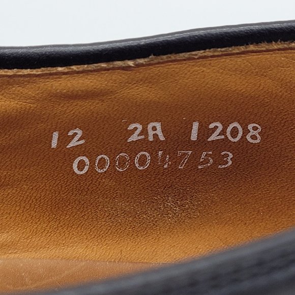 Allen Edmonds Black Delray Shoes - Size 12 AA - Picture 8 of 9